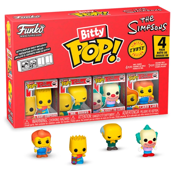Bitty POP A Simpson család Bart figura szett – 4 darabos bliszter