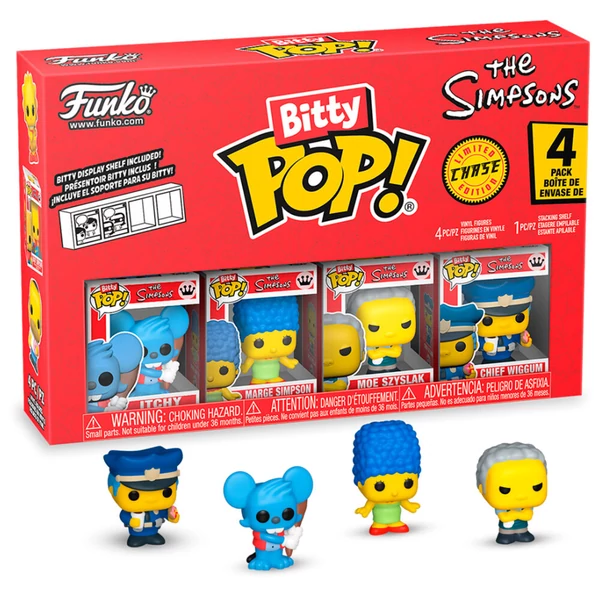 Bitty POP A Simpson család Itchy figura szett – 4 darabos bliszter