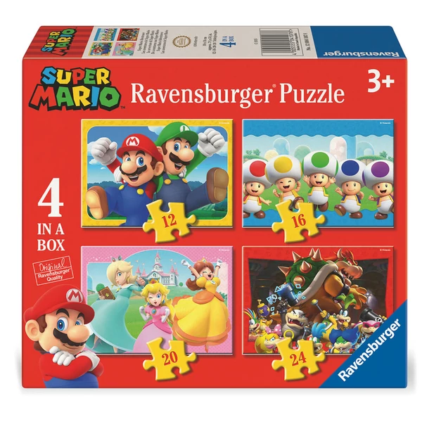 Super Mario Bros puzzle 12-16-20-24 darabos