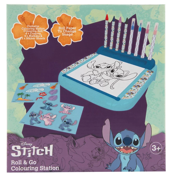 Disney Stitch hordozható színező állomás