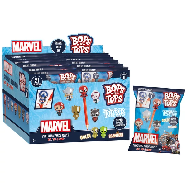 Marvel 3D meglepetés ceruzavég figurák