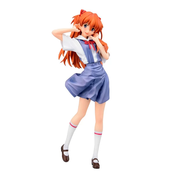 Rebuild of Evangelion Asuka egyenruhás figura 21 cm