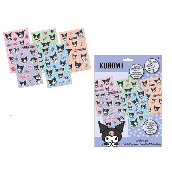 Hello Kitty Kuromi matrica készlet