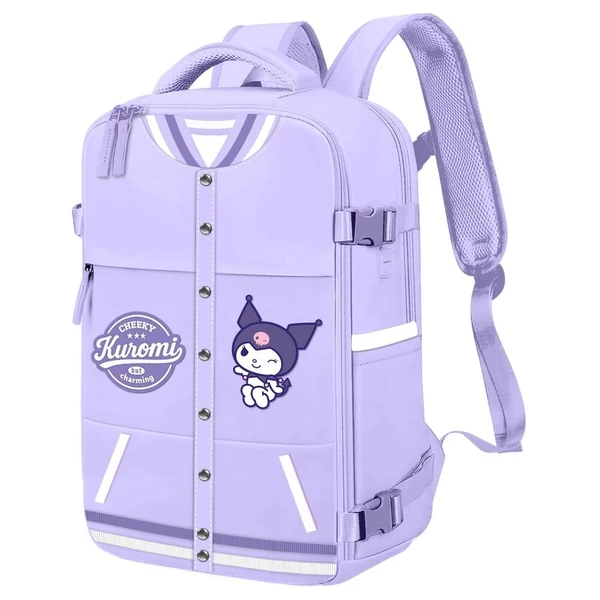 Hello Kitty és barátai Kuromi Varsity hátizsák, 40 cm