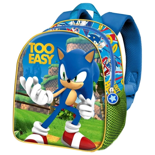 Sonic a sündisznó 'Easy' 3D hátizsák 30cm