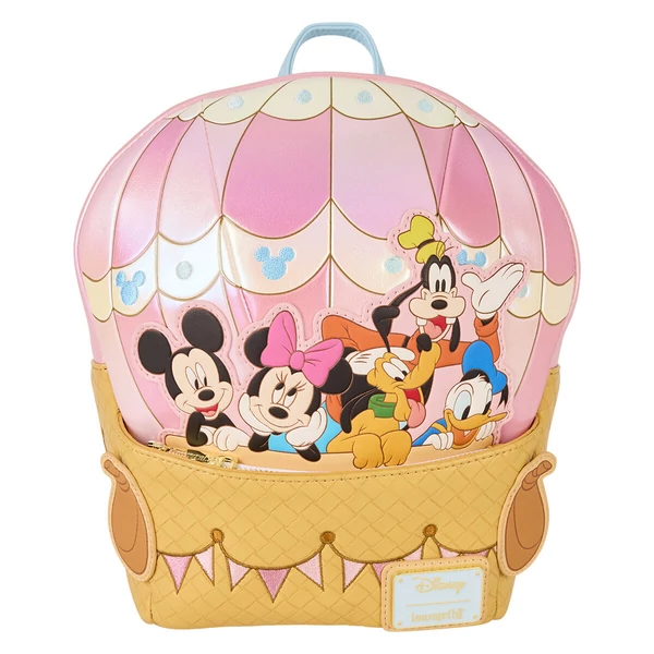 Loungefly Disney Mickey és barátai hőlégballon hátizsák 26cm