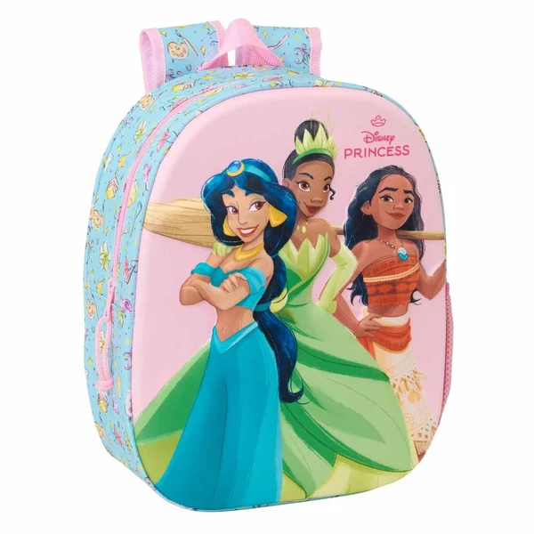 Disney Hercegnők 3D hátizsák, 33 cm