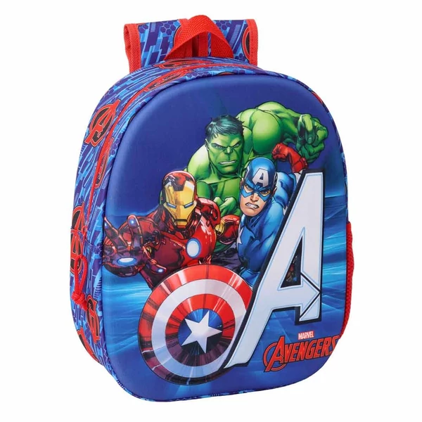 Marvel Bosszúállók 3D hátizsák, 33 cm