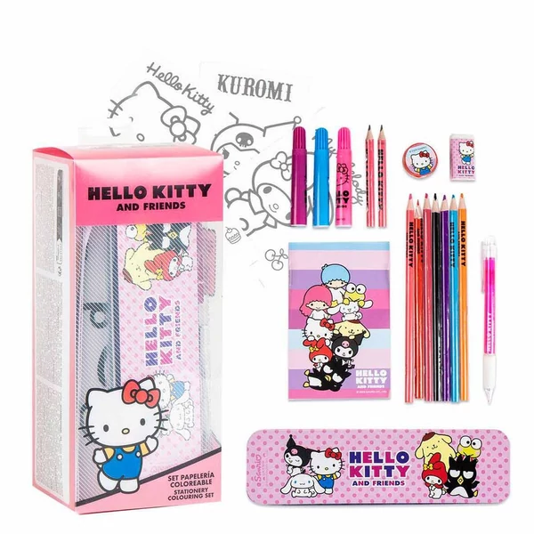 Hello Kitty színező írószer készlet