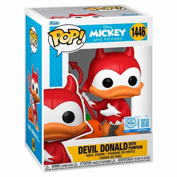 Disney Mickey és barátai - Ördög Donald tökkel Exkluzív Funko POP figura
