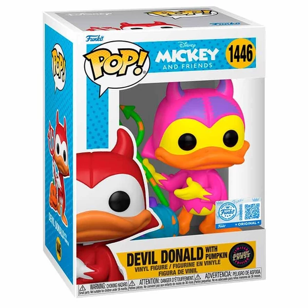 Disney Mickey és barátai - Ördög Donald tökkel Chase Exkluzív Funko POP figura