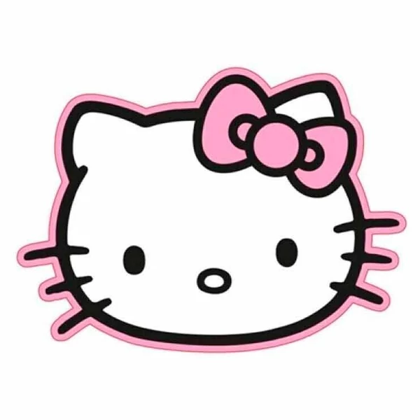 Hello Kitty 3D alakú párna