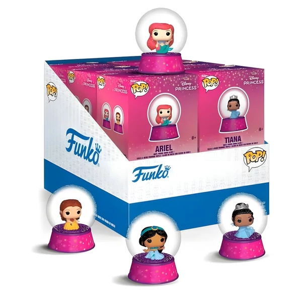 Disney hercegnők válogatott Mystery Mini hógömb figura