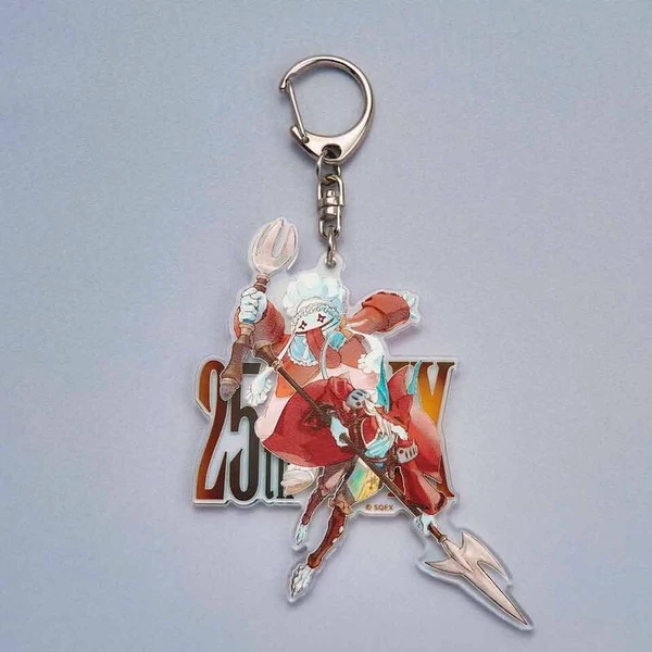 Final Fantasy IX Quina Quen & Freija Crescent kulcstartó 7cm