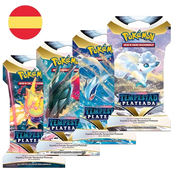 Spanyol Pokemon Silver Storm Boosters gyűjtői kártyajáték