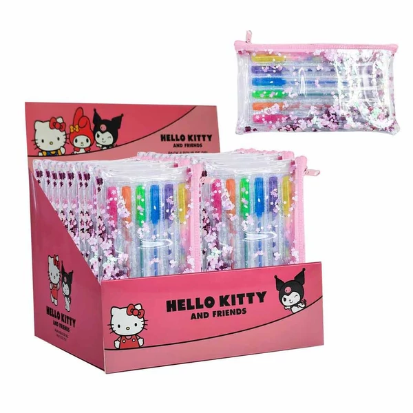 Hello Kitty 6 darabos zselés toll készlet