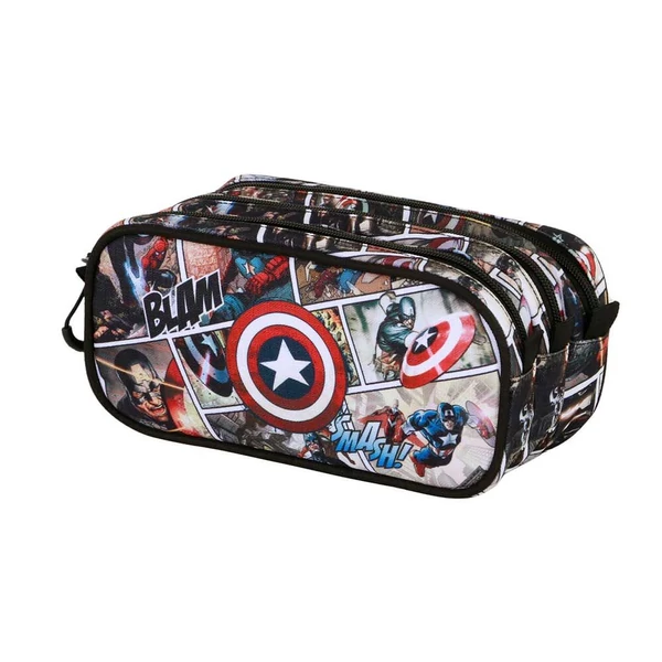 Marvel Amerika Kapitány Comic hármas tolltartó