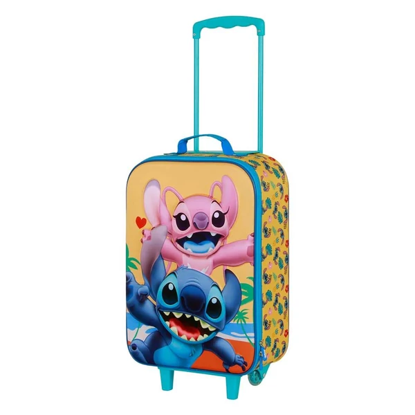 Disney Stitch Ocean 3D gurulós bőrönd – 52 cm