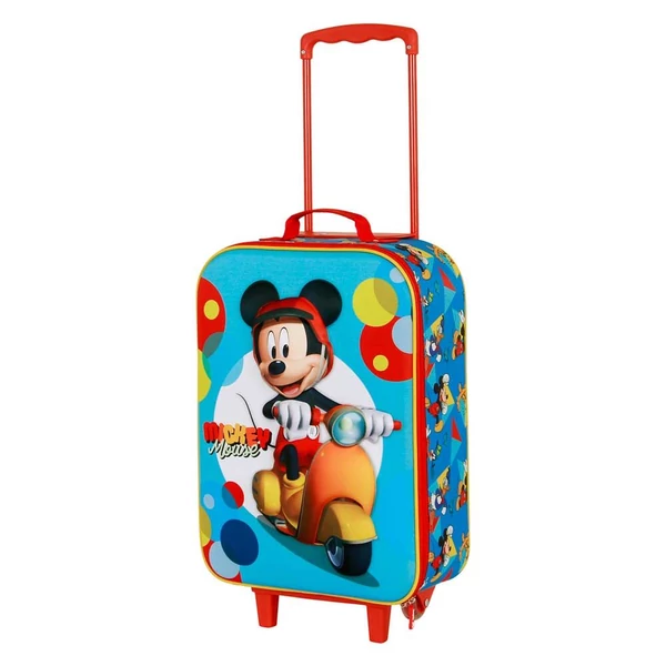 Disney Mickey Scooter 3D gurulós bőrönd 52 cm