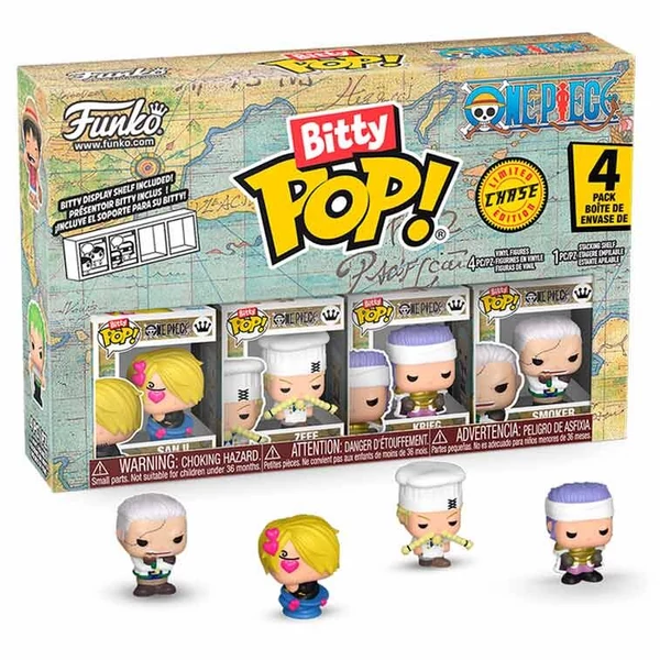 Bitty POP One Piece Sanji figura szett – 4 darabos bliszter