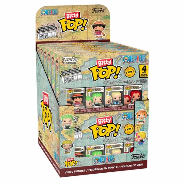 Bitty POP One Piece vegyes figura szett – 4 darabos bliszter