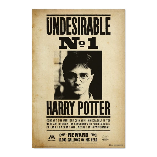 Harry Potter „Undesirable No. 1 poszter