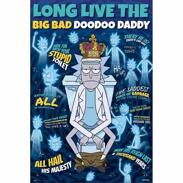 Rick & Morty Doodoo Daddy poszter