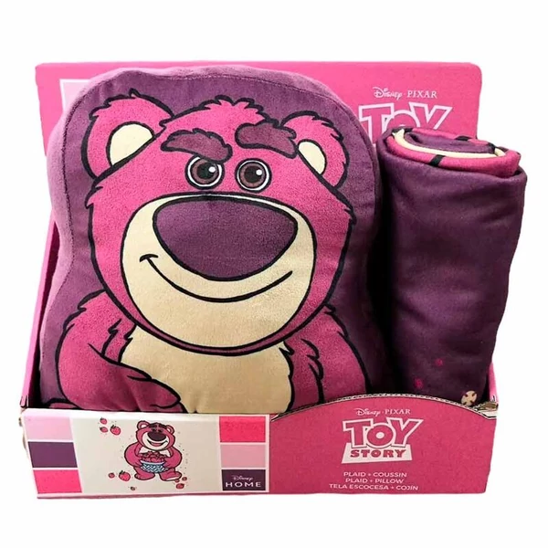 Disney Pixar Toy Story Lotso polár takaró + párna szett