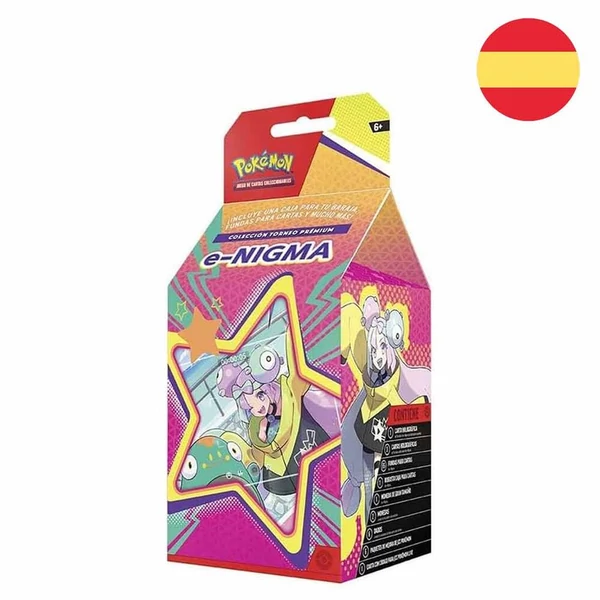 Spanyol Pokemon Iono Tournament gyűjtői kártyajáték doboz