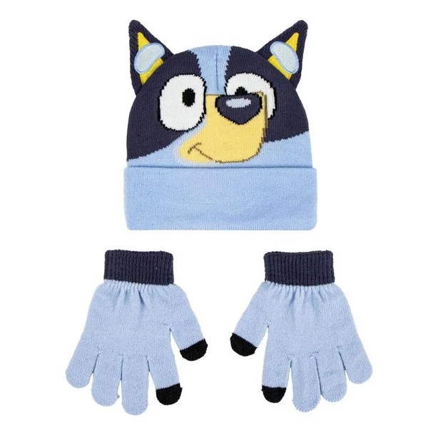 Bluey sapka és kesztyű szett