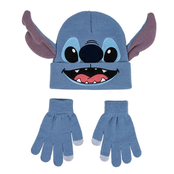 Disney Stitch sapka és kesztyű készlet