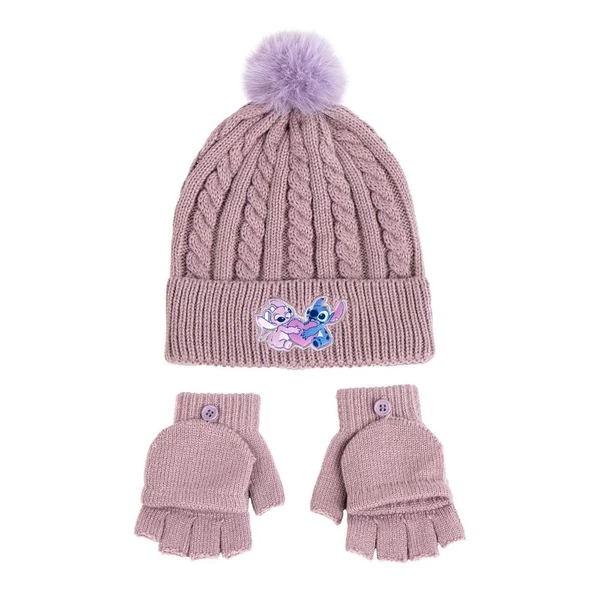 Disney Stitch sapka és kesztyű szett