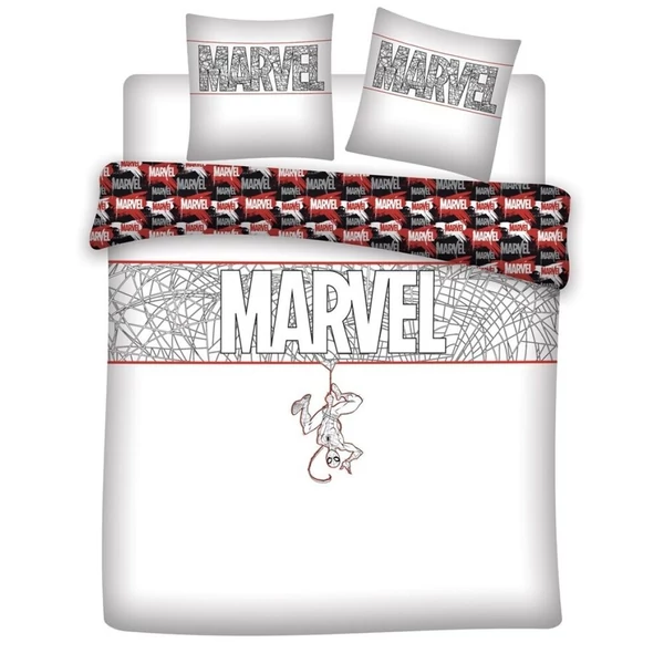 Marvel Pókember pamut ágyneműhuzat garnitúra 135 cm-es ágyhoz