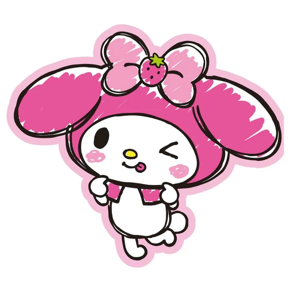 Hello Kitty My Melody 3D díszpárna