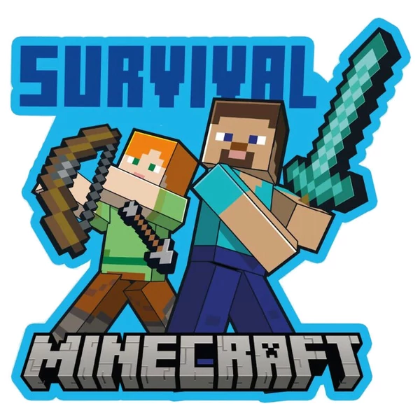 Minecraft 3D díszpárna 35cm
