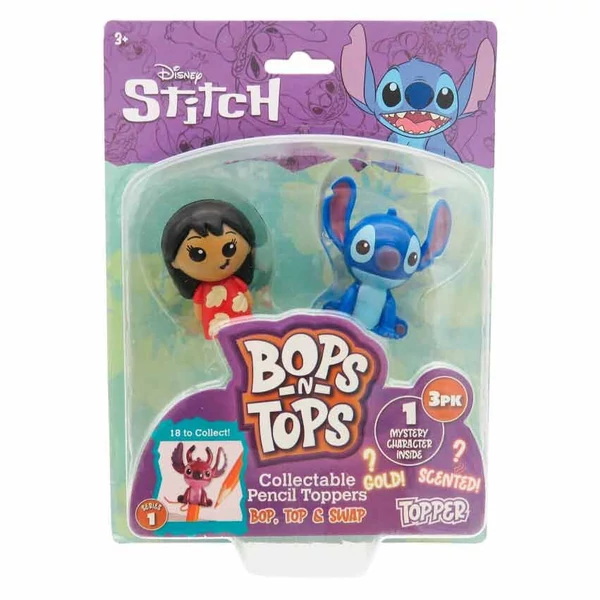 Disney Stitch bliszteres 3 db-os 3D ceruzadísz készlet