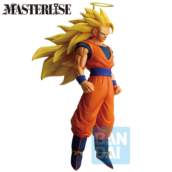 Dragon Ball Z Masterlise Battle of the Super Saiyan - Super Saiyan 3 Son Goku Ichibansho figura 25cm