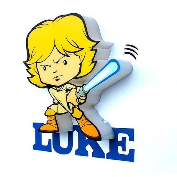 Star Wars Luke Skywalker 3D Light FX mini lámpa