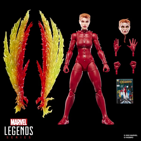 Marvel Legends Series Excalibur Phoenix Rachel Summers figura 15 cm