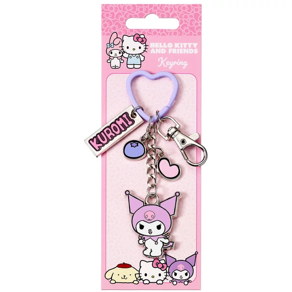 Hello Kitty Kuromi kulcstartó