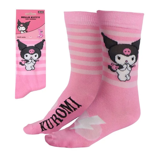 Hello Kitty Kuromi felnőtt zokni