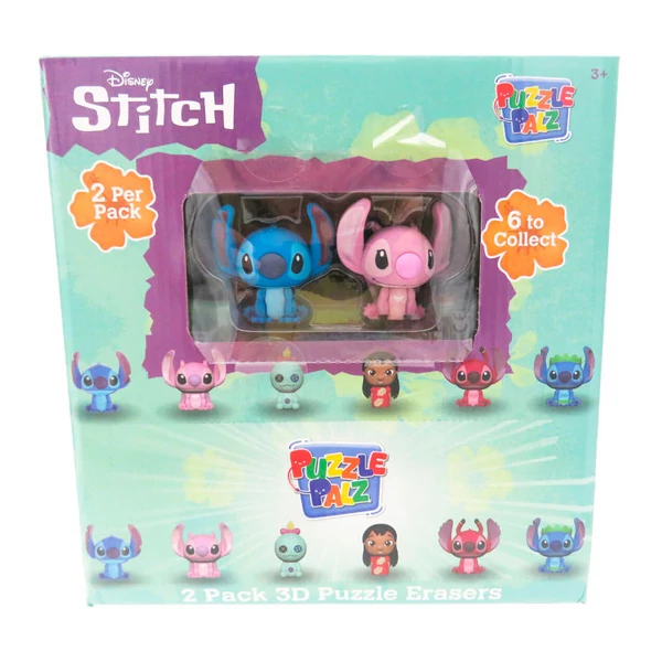 Disney Stitch Puzzle Palz kapszula (2 darabos)
