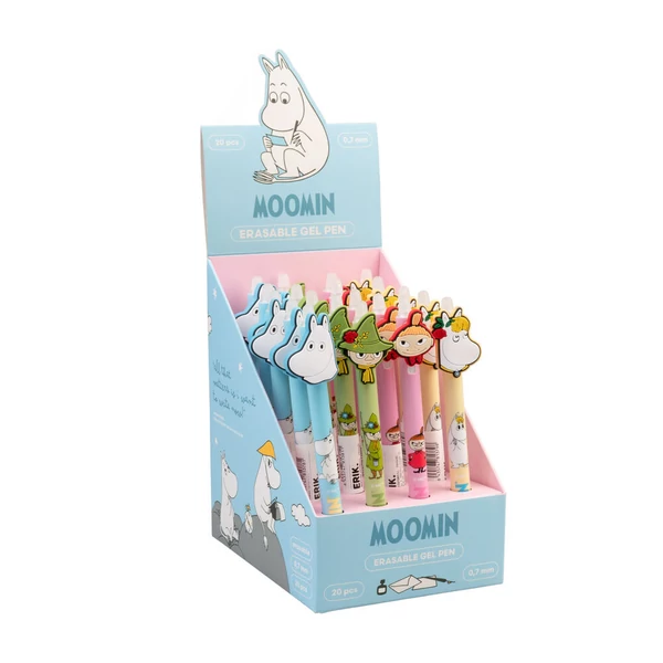 Múmin válogatott törölhető gél toll