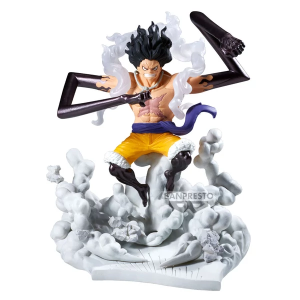 One Piece Monkey D Luffy Gear 4 Senkokkei figura 15cm