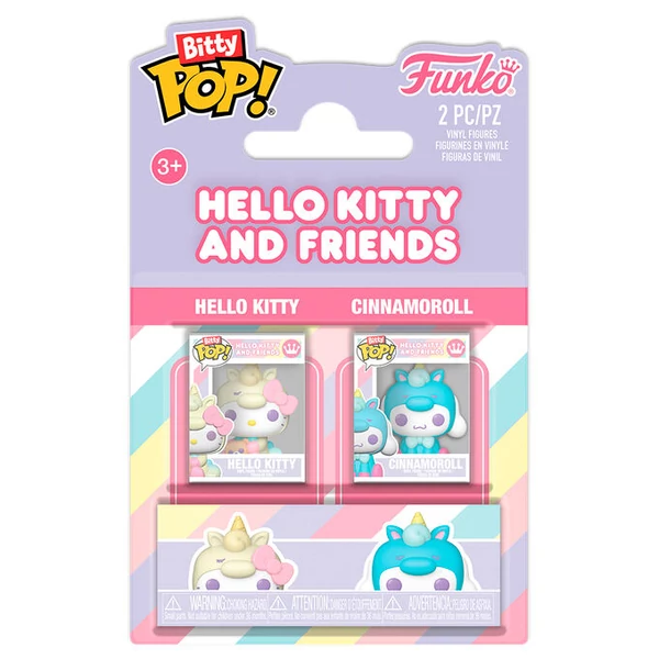 Bitty POP! 2 darabos szett Sanrio Hello Kitty és barátai Hello Kitty és Cinnamoroll