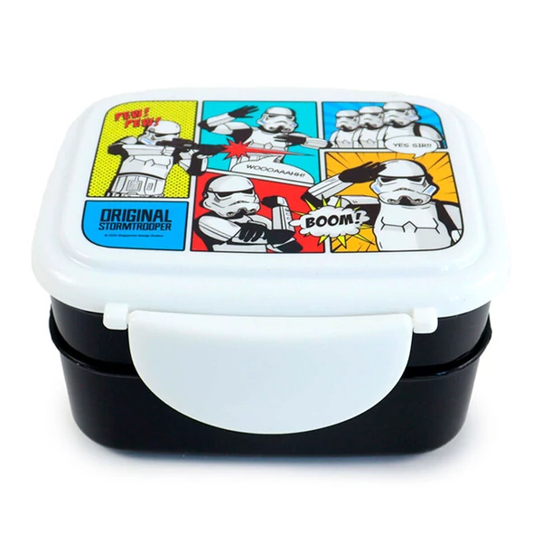 Star Wars Birodalmi Rohamosztagos uzsonnás doboz + evőeszköz
