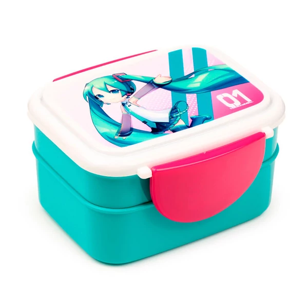 Hatsune Miku uzsonnás doboz + evőeszköz