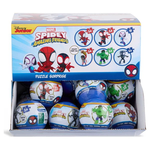 Marvel Pókember válogatott meglepetés labda puzzle