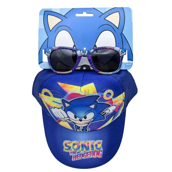 Sonic the Hedgehog sapka + napszemüveg szett