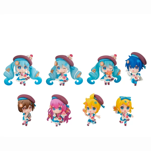 Hatsune Miku Snow Miku meglepetés figura 5cm